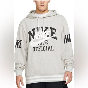 Nike French Terry Pullover Hoodie Gray Men’s Medium DD6168-050